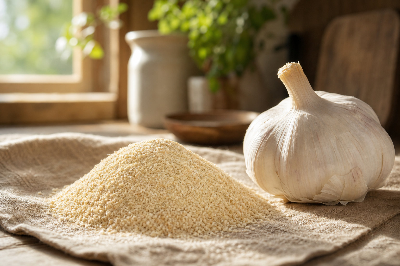 Ail poudre bio origine France : la pureté d'un aromate local sans compromis