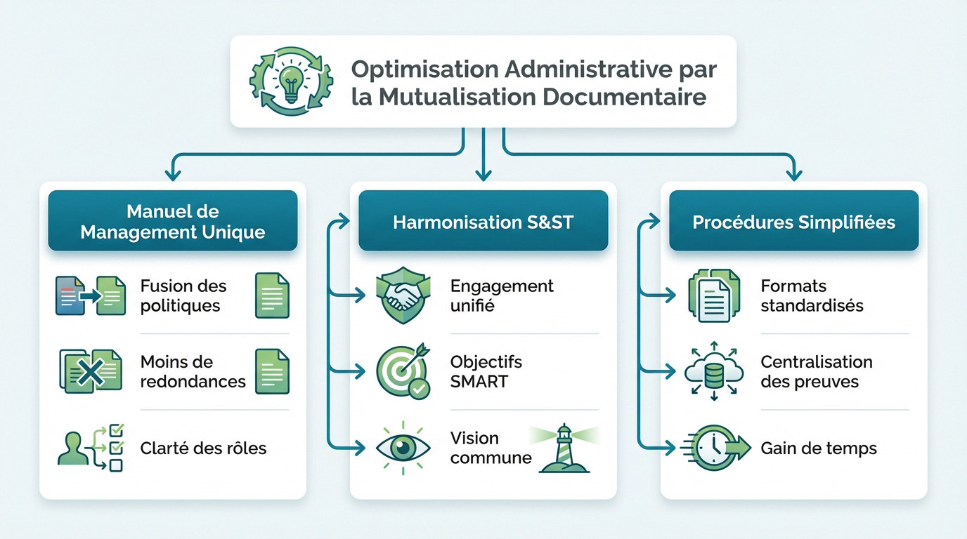 Optimisation administrative grâce à la mutualisation documentaire des normes MASE et ISO 45001