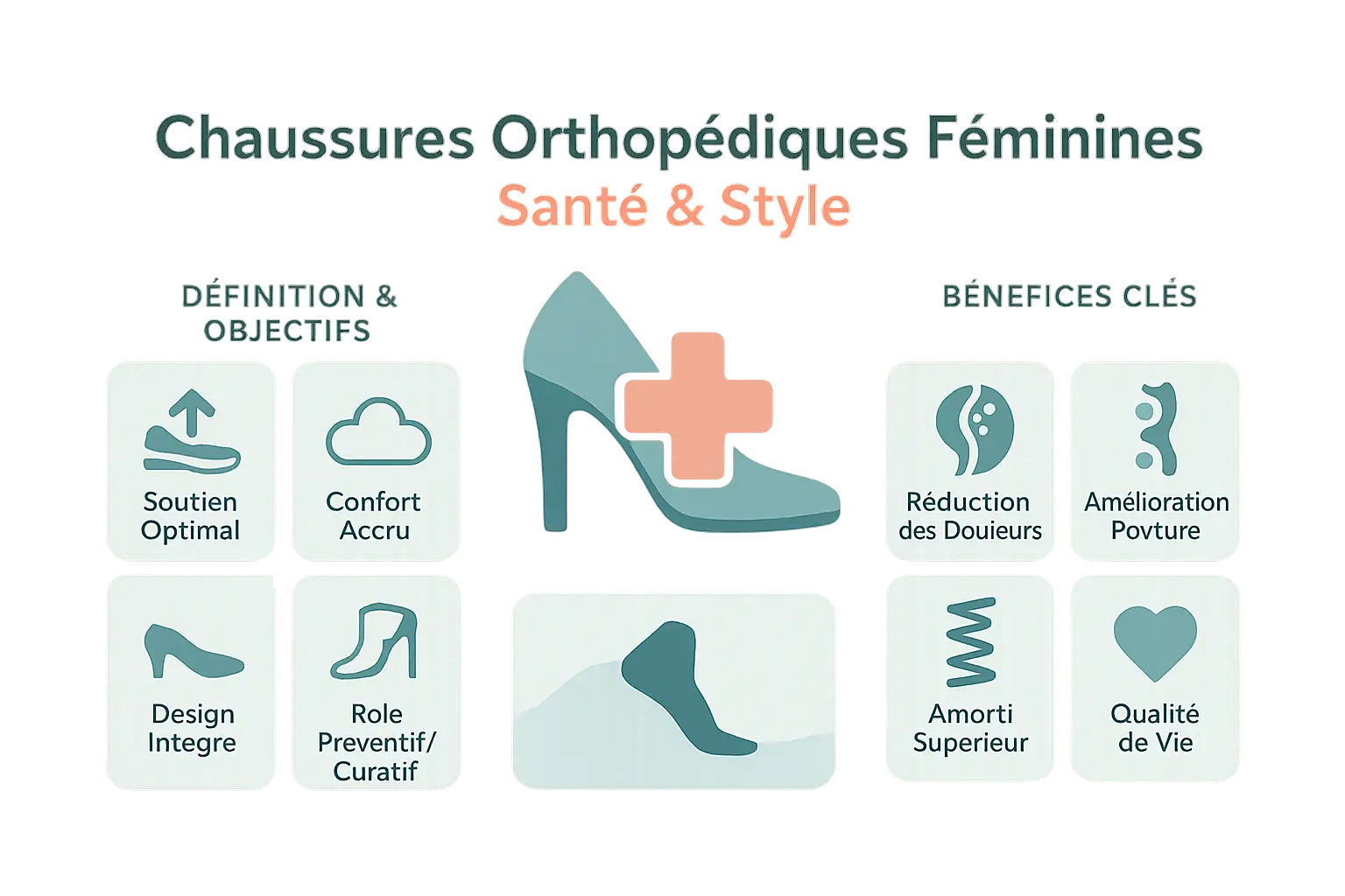 Chaussures orthopédiques pour femmes : santé et style combinés