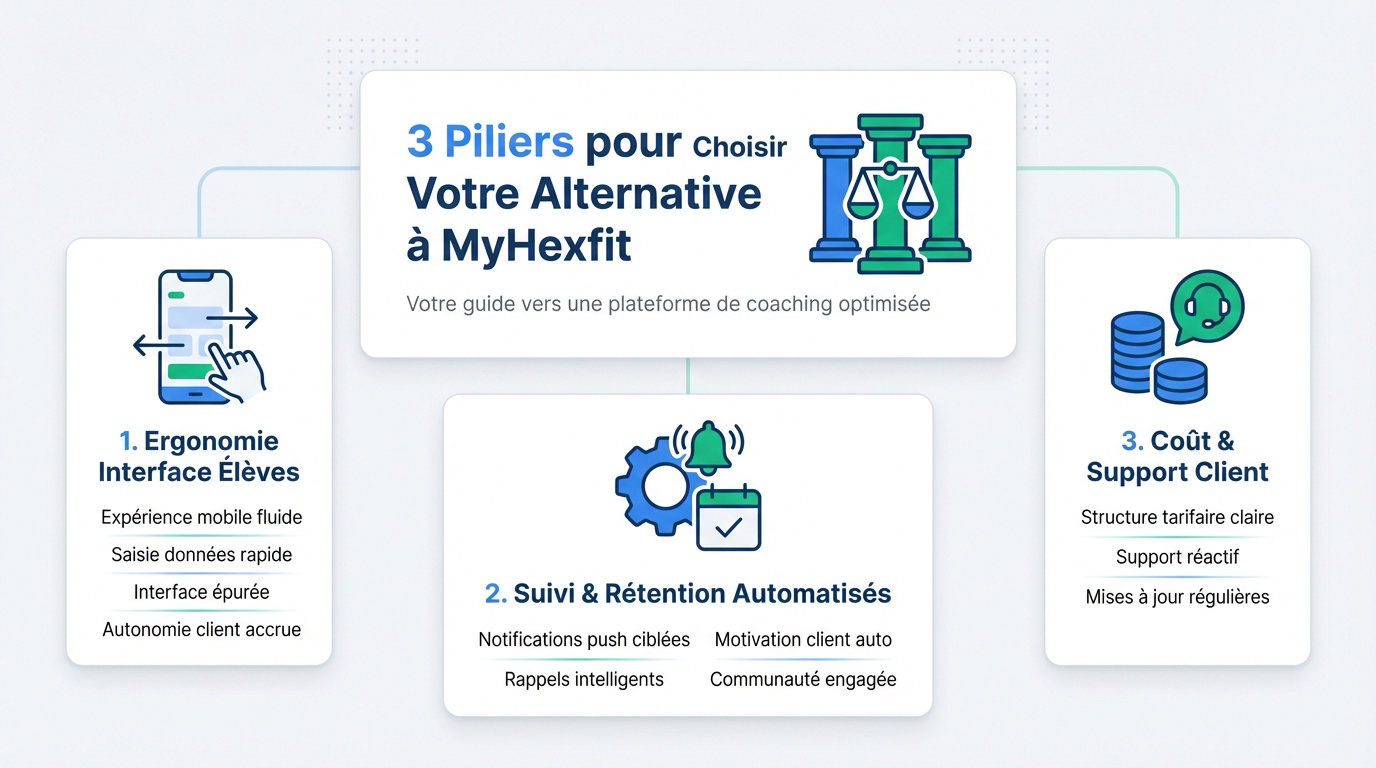 Critères de sélection pour une alternative à MyHexfit efficace