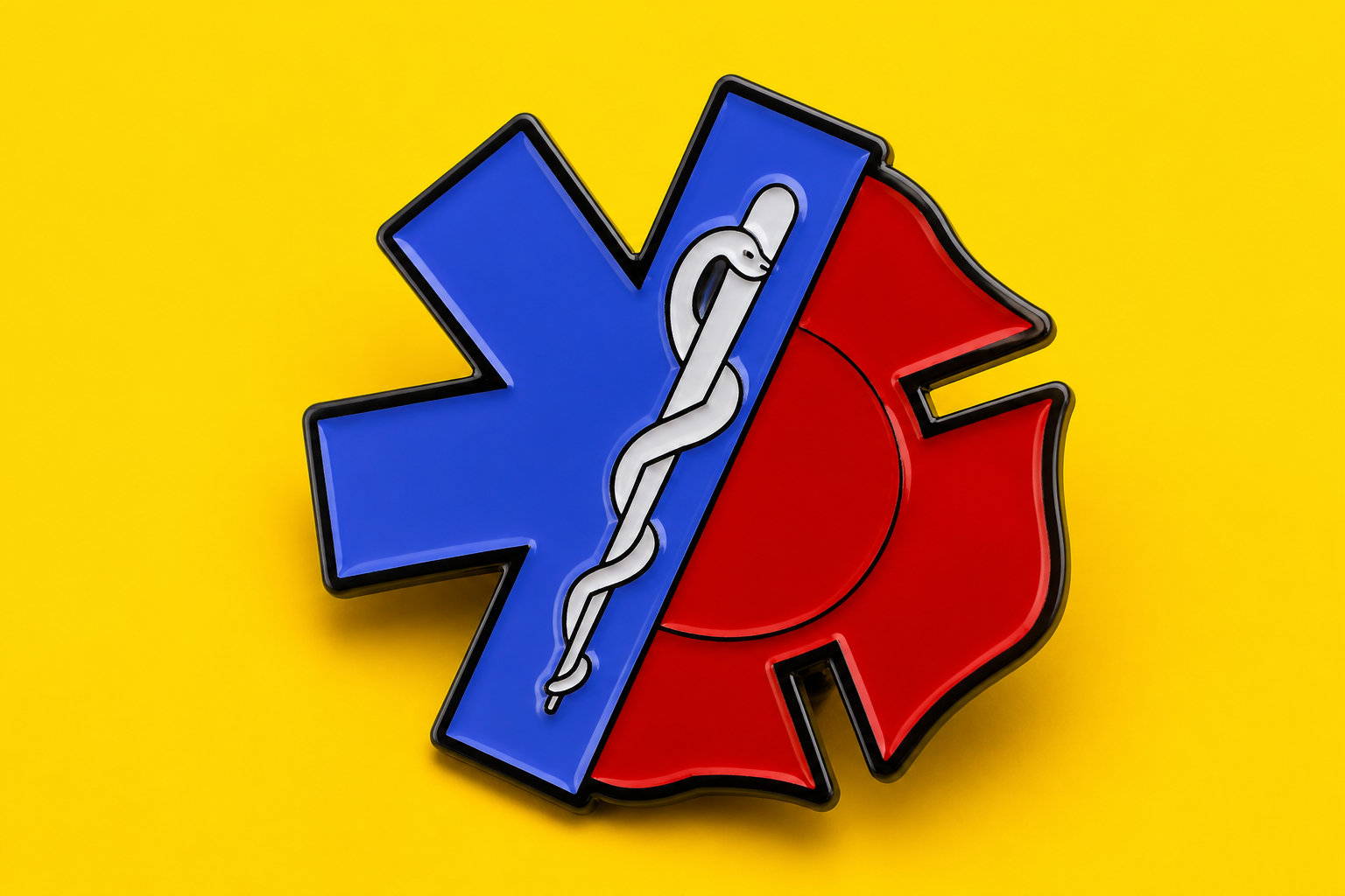 Emt Firefighter Pin for Real Life Heroes