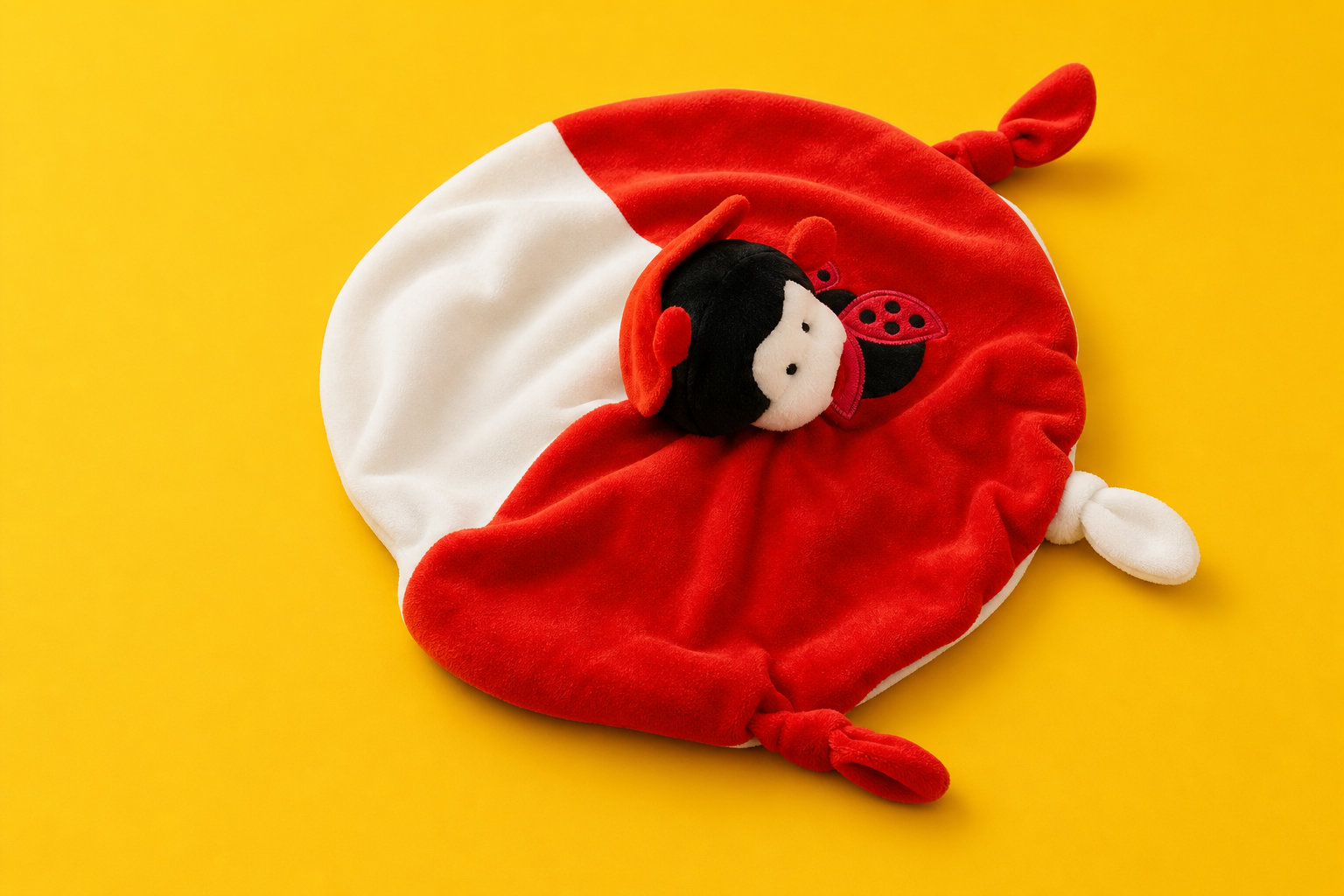 Doudou Coccinelle colorée pour un éveil joyeux