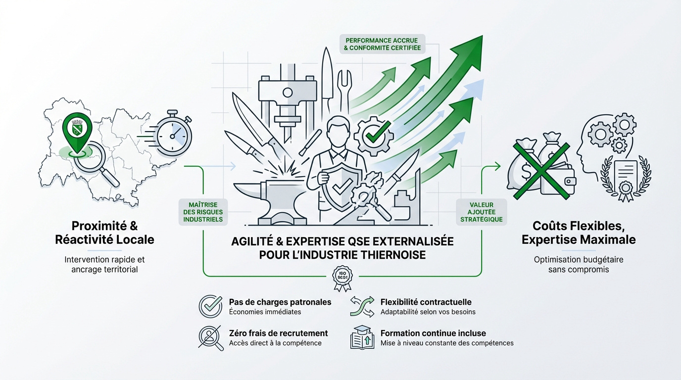 Expertise QSE et agilité pour l'industrie à Thiers