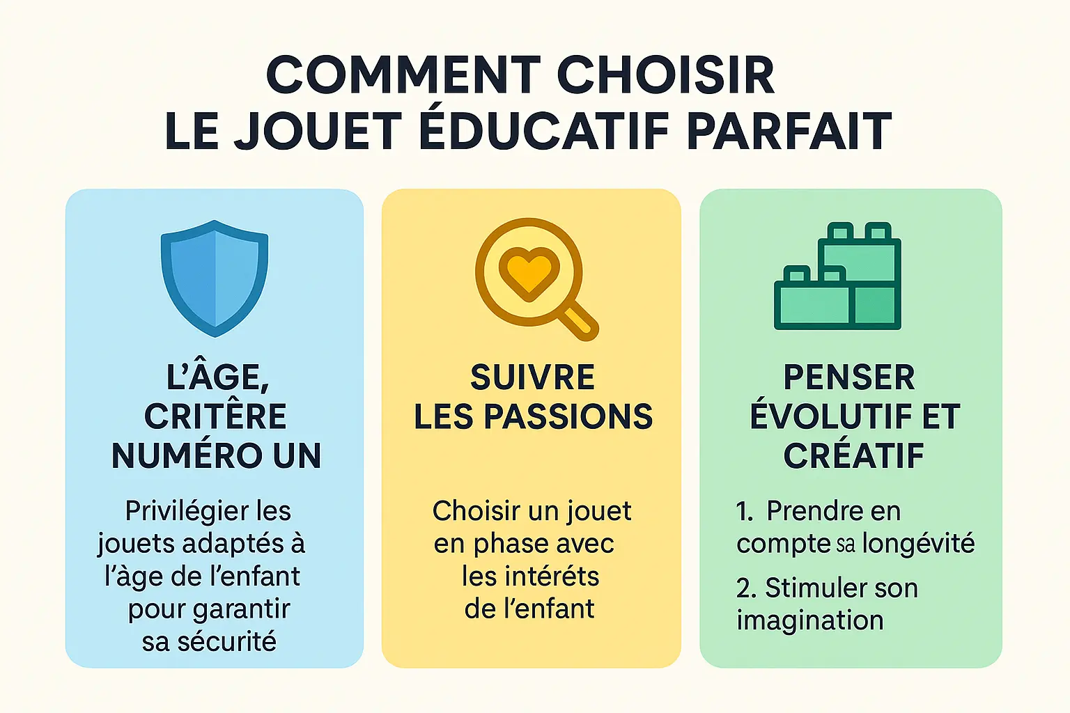 Conseils pour choisir un jouet éducatif