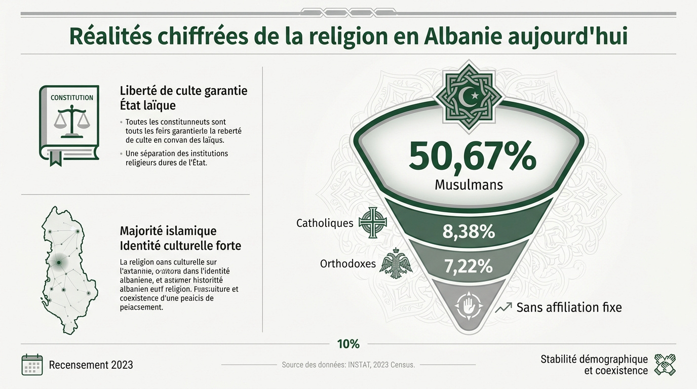 Statistiques de la religion en Albanie