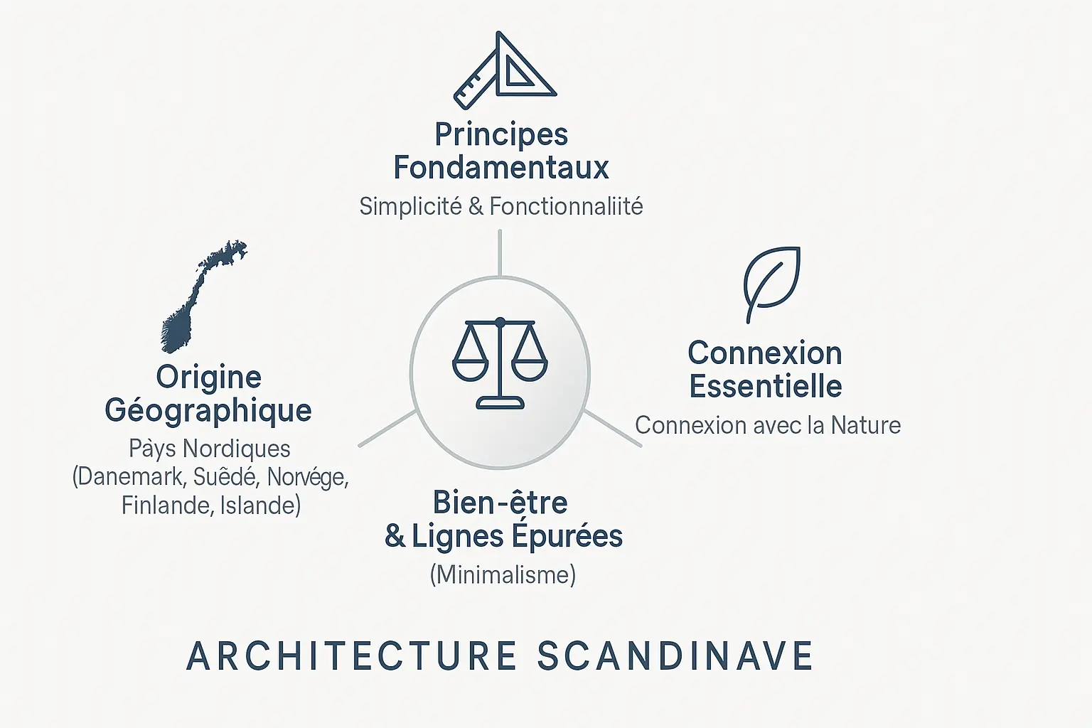 Concepts clés de l'architecture scandinave
