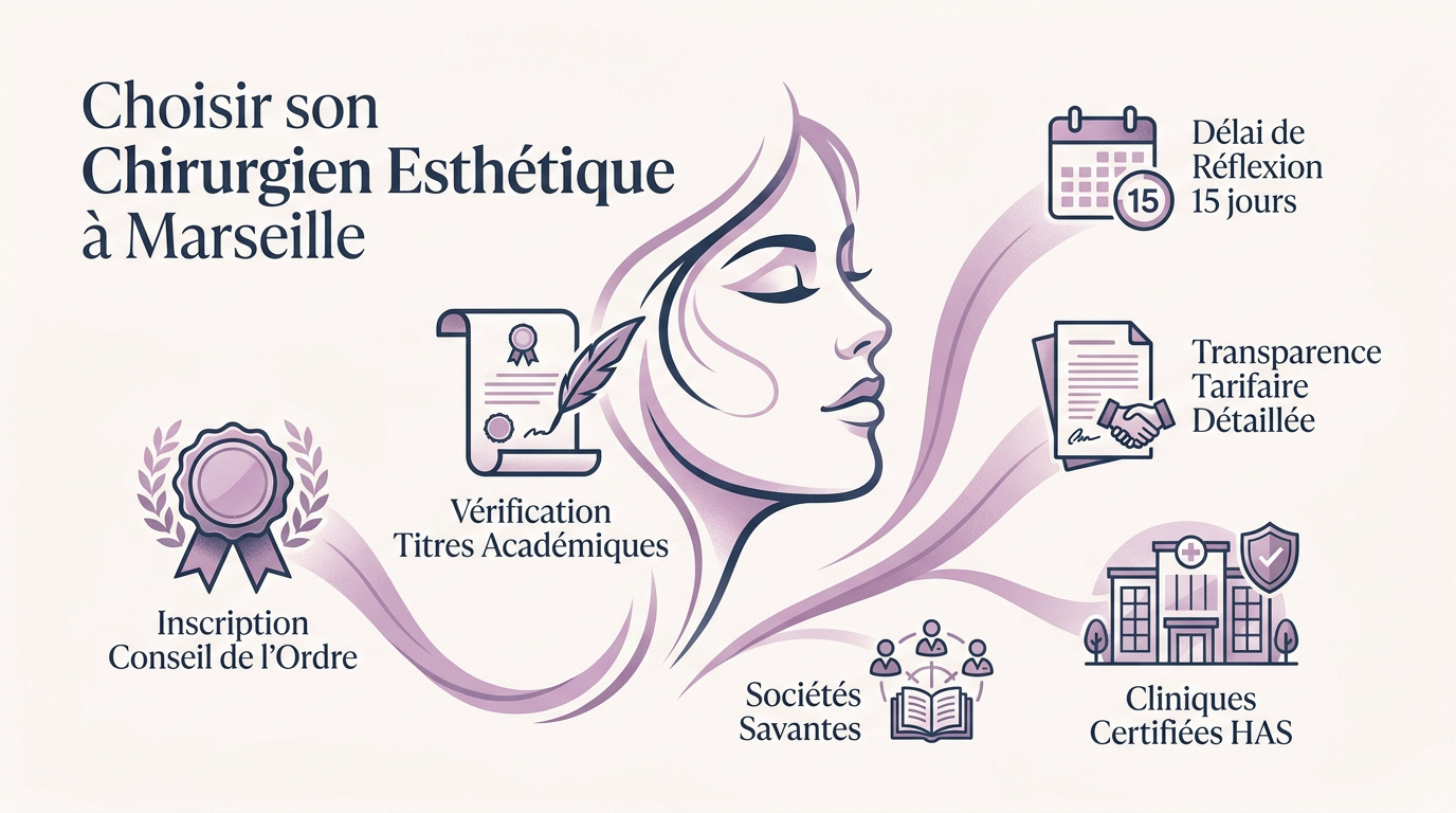 Consultation médicale pour choisir un chirurgien esthétique à Marseille