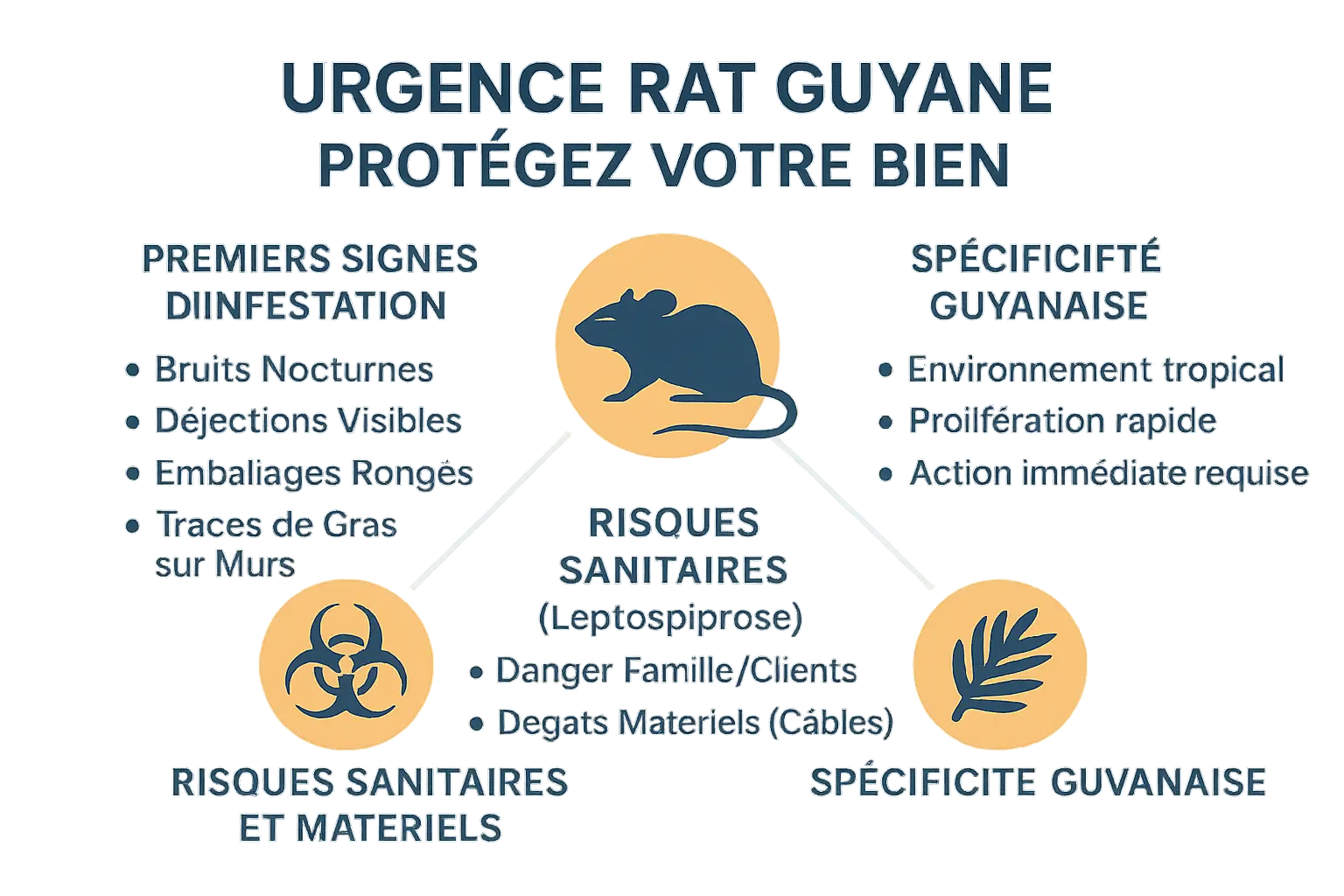 Risques sanitaires et matériels liés à l'infestation de rats en Guyane