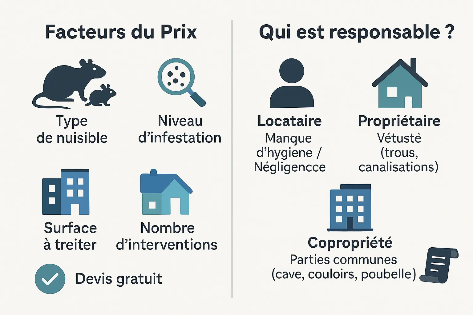 Guide des responsabilités et coûts de dératisation