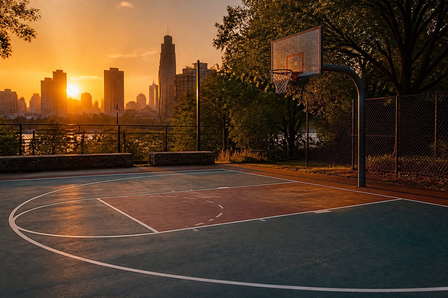 Dimensions du basket 3x3 et astuces pour petits terrains