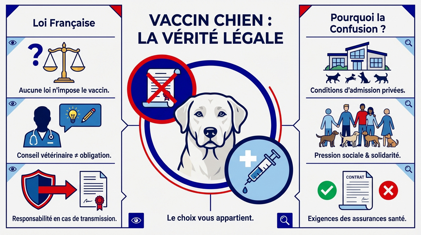 Vétérinaire préparant un vaccin obligatoire pour chien contre la rage