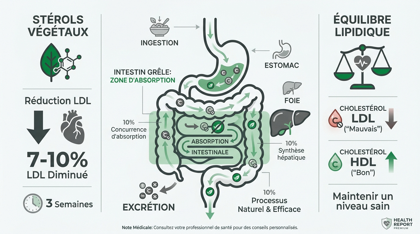 Mécanisme d'action d'Arterin Cholesterol