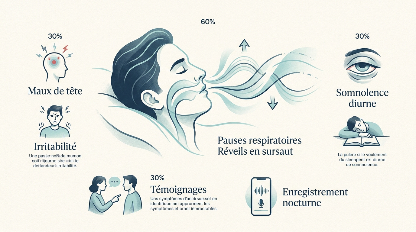 Comment savoir si on fait de l apnée du sommeil ? Illustration des signes et impacts de l'apnée du sommeil sur la santé