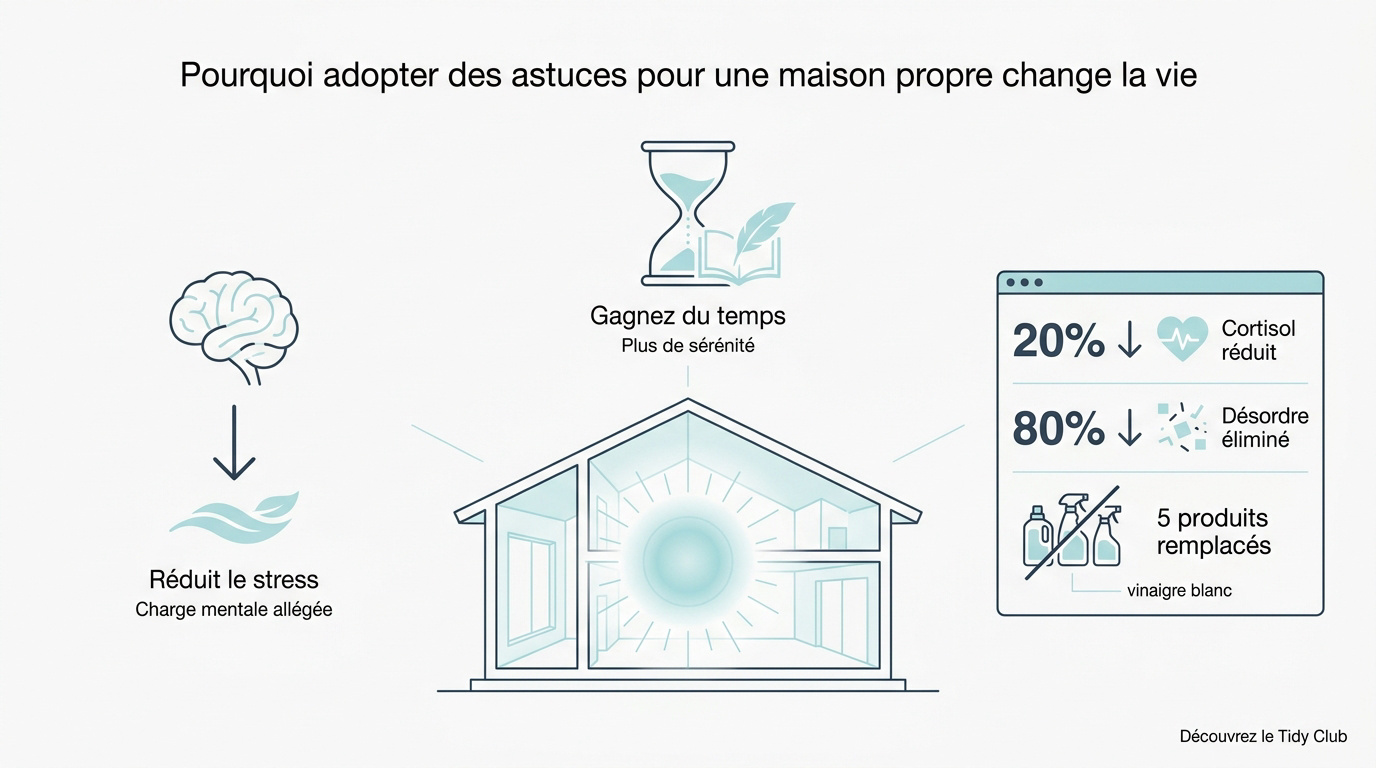 Intérieur de maison propre et ordonné favorisant la sérénité