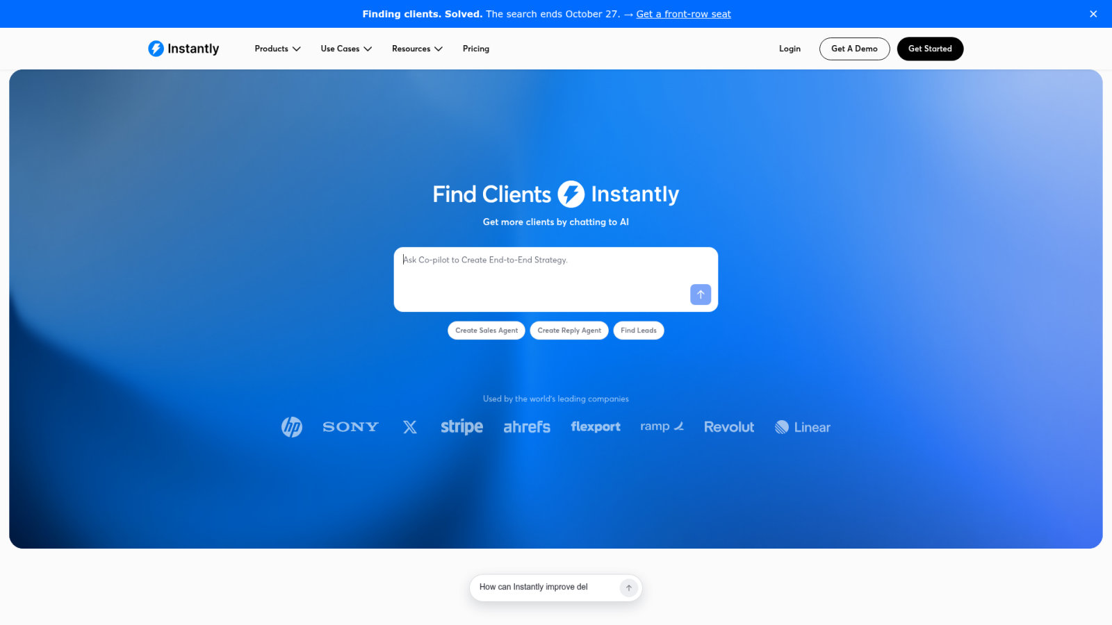 Instantly : le leader du rapport qualité-prix pour les gros volumes