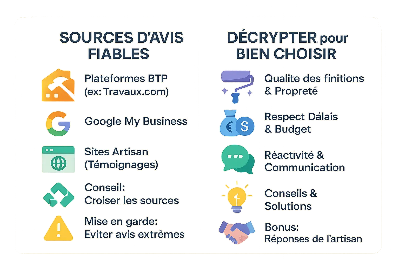 Illustration d'avis clients vérifiés pour un couvreur à Toulon