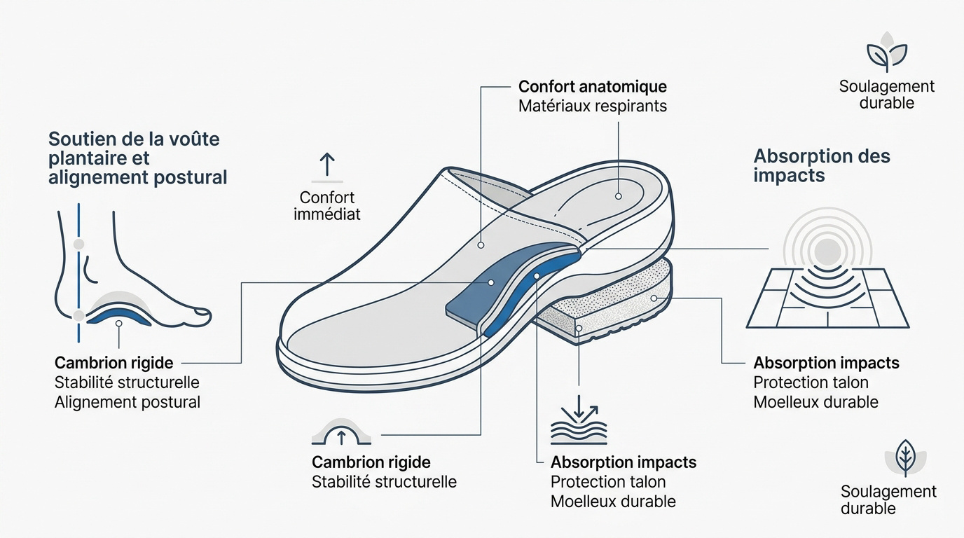 Chaussons orthopédiques : le confort à la maison (automne) Bénéfices techniques des chaussons orthopédiques
