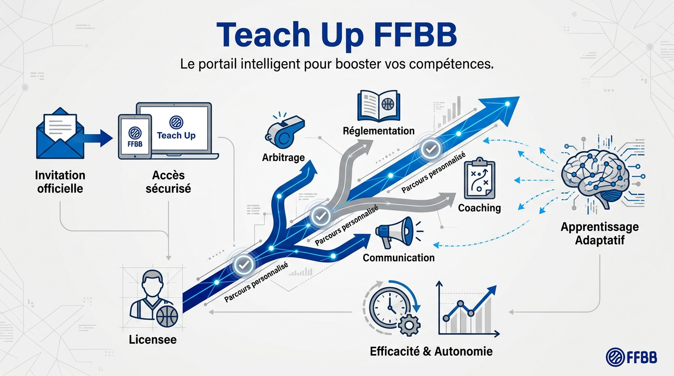 Interface de formation Teach Up FFBB
