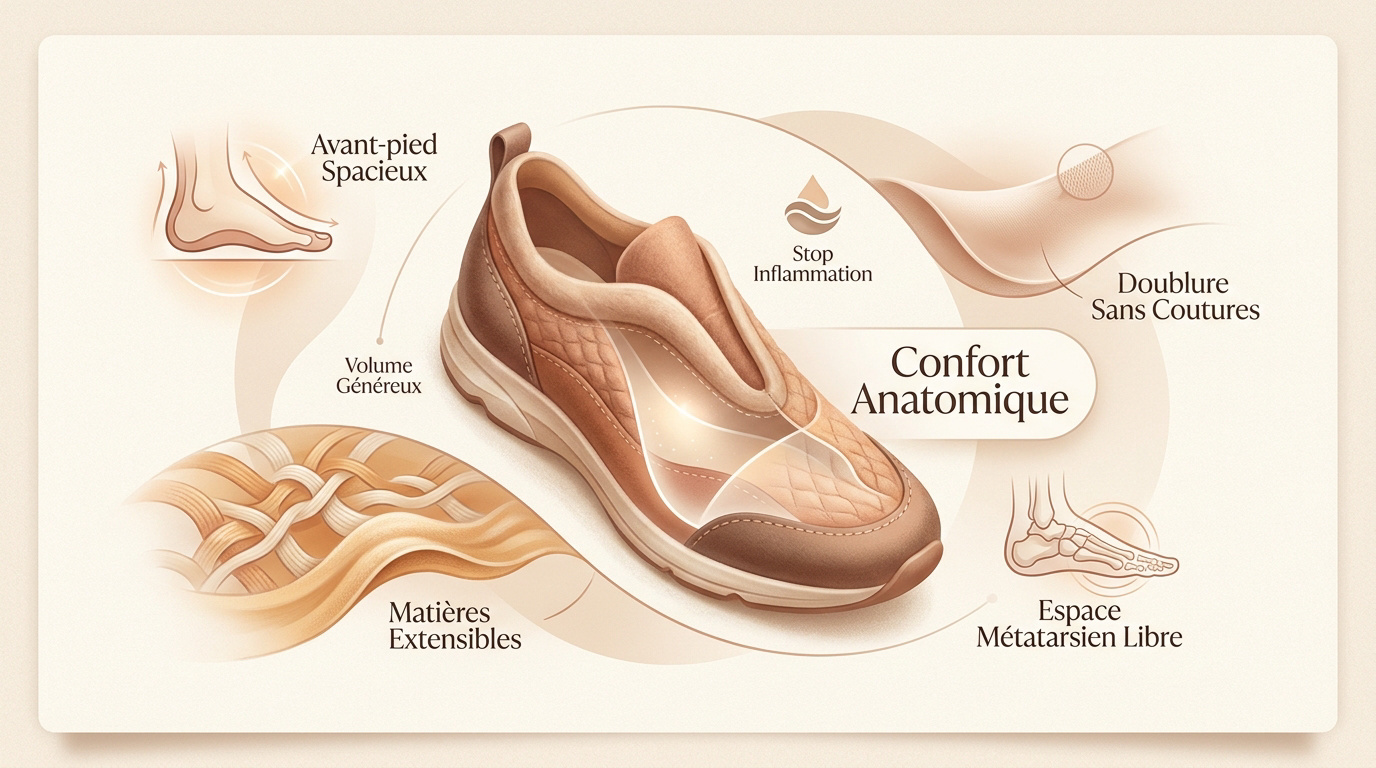 Quelle marque de chaussures pour hallux valgus ? Chaussures anatomiques confortables pour pieds larges et hallux valgus