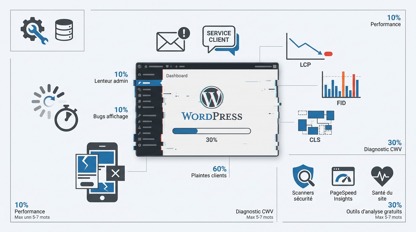Analyse technique et diagnostic de performance pour site WordPress