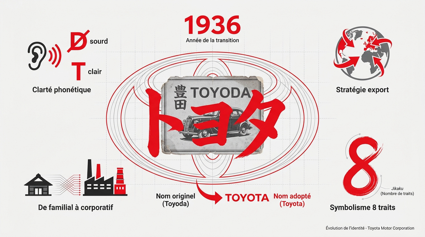 Évolution historique du logo Toyota depuis 1936