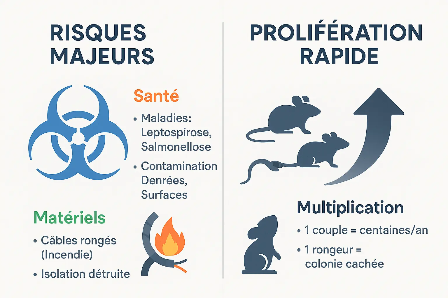 Risques sanitaires et matériels liés aux rongeurs