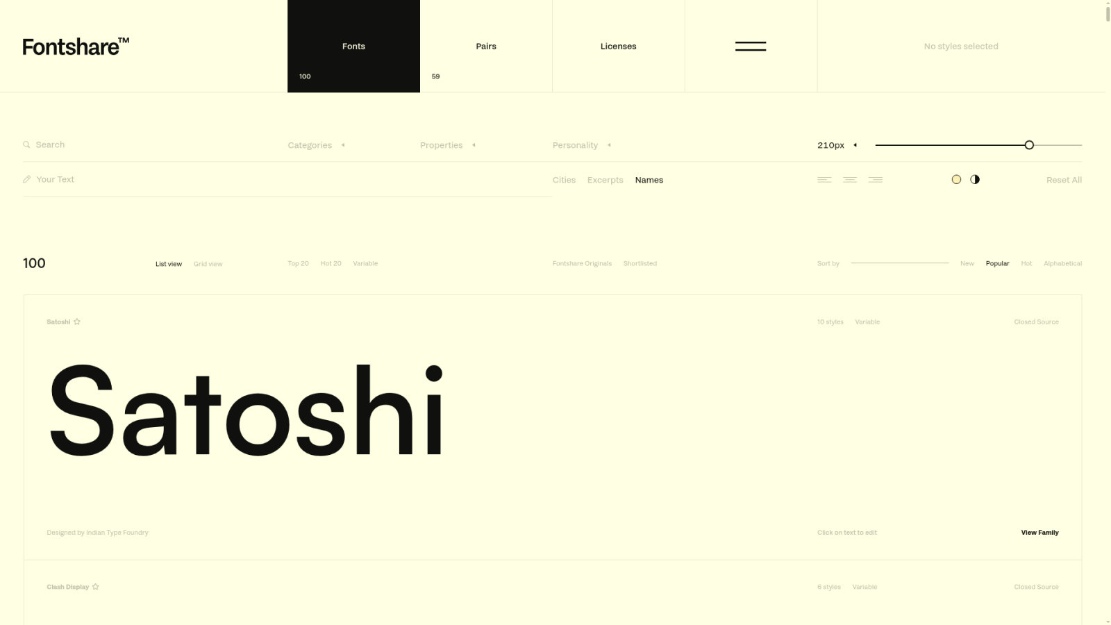 Satoshi : la clarté naturelle pour les interfaces denses