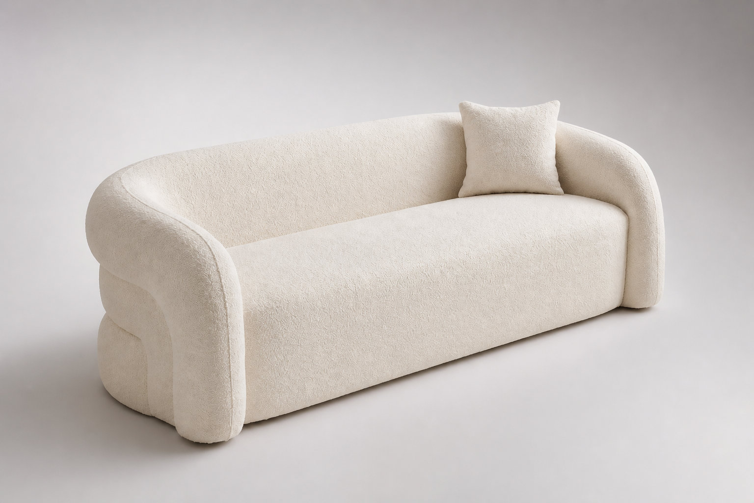 Canapé LAPIOTA blanc : la force du design sculptural 🎨