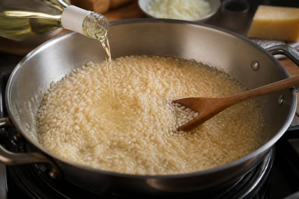 Dompter le riz et le bouillon pour un al dente parfait
