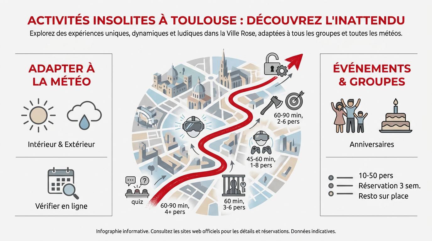 Activité insolite Toulouse en groupe
