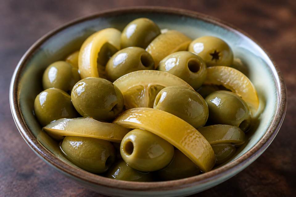 Maîtriser l'acidité du citron confit et le choix des olives