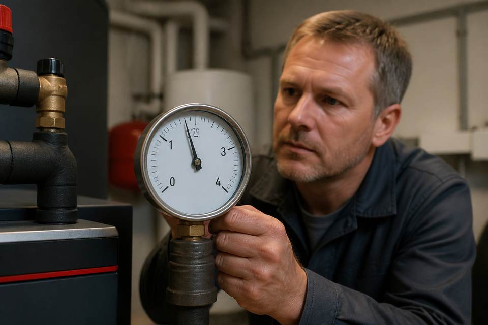 Rétablissement de la pression et suivi technique
