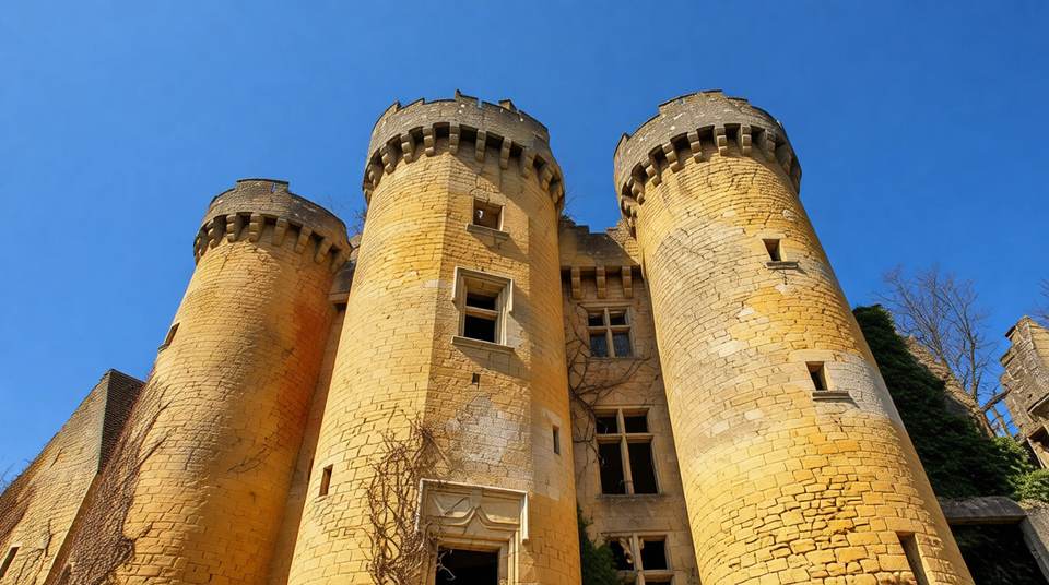 Château de Paluel : forteresse médiévale rescapée des flammes