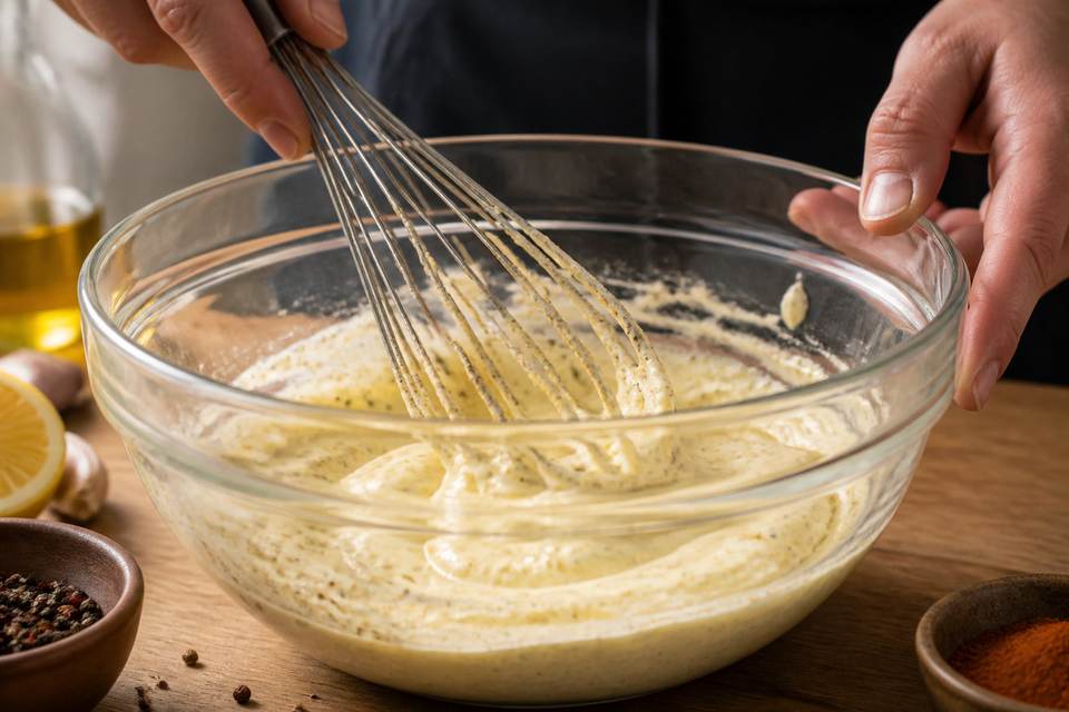 Préparer une sauce biggy maison : dosages et tour de main