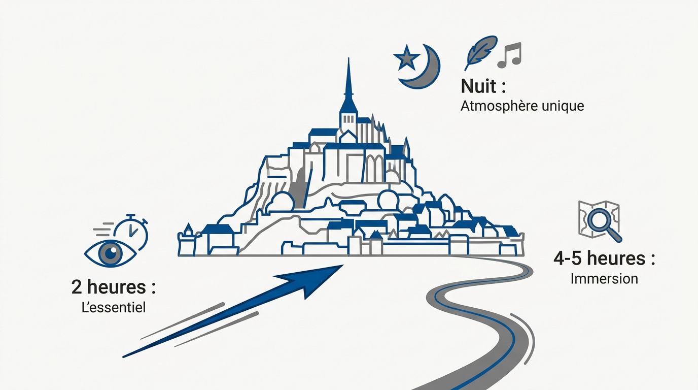 Durées de visite conseillées au Mont Saint-Michel