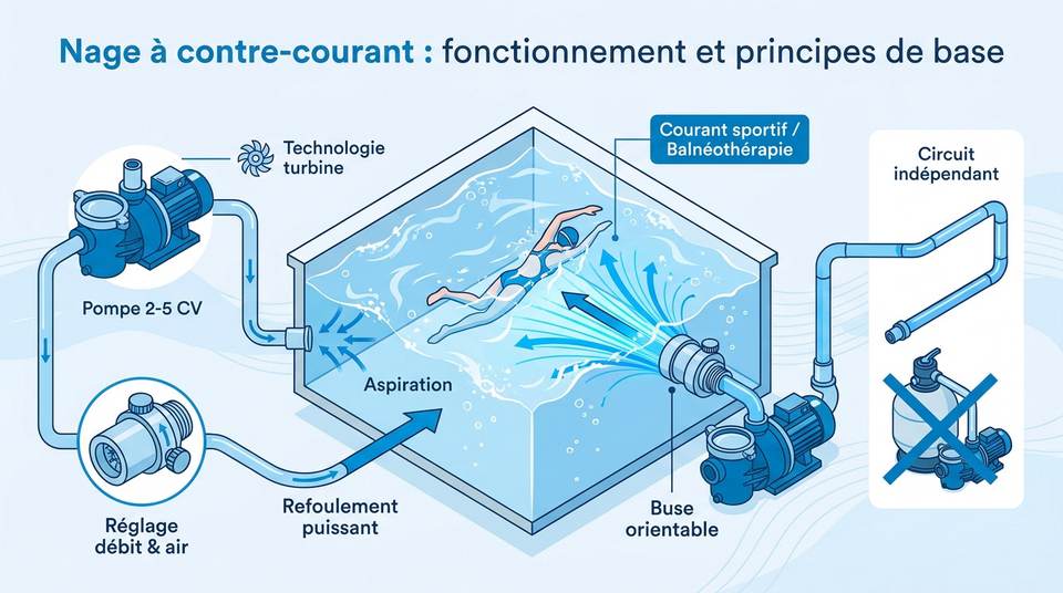 Nage à contre-courant : comment transformer votre piscine