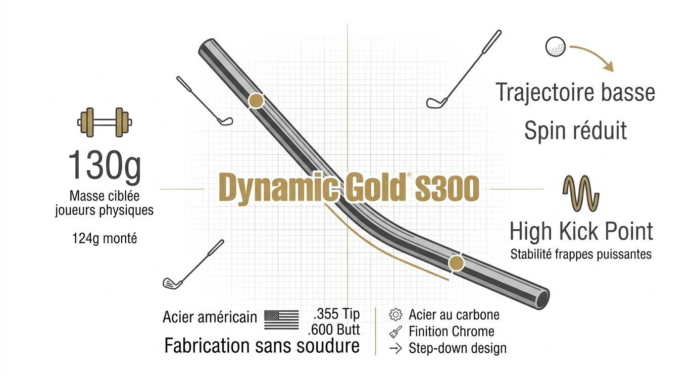 Fiche technique shaft Dynamic Gold S300