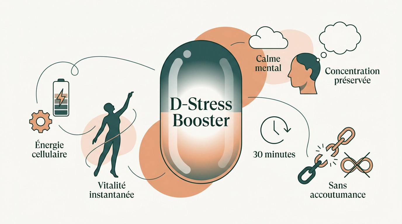 Sachet de D-Stress Booster pour l'énergie et la sérénité