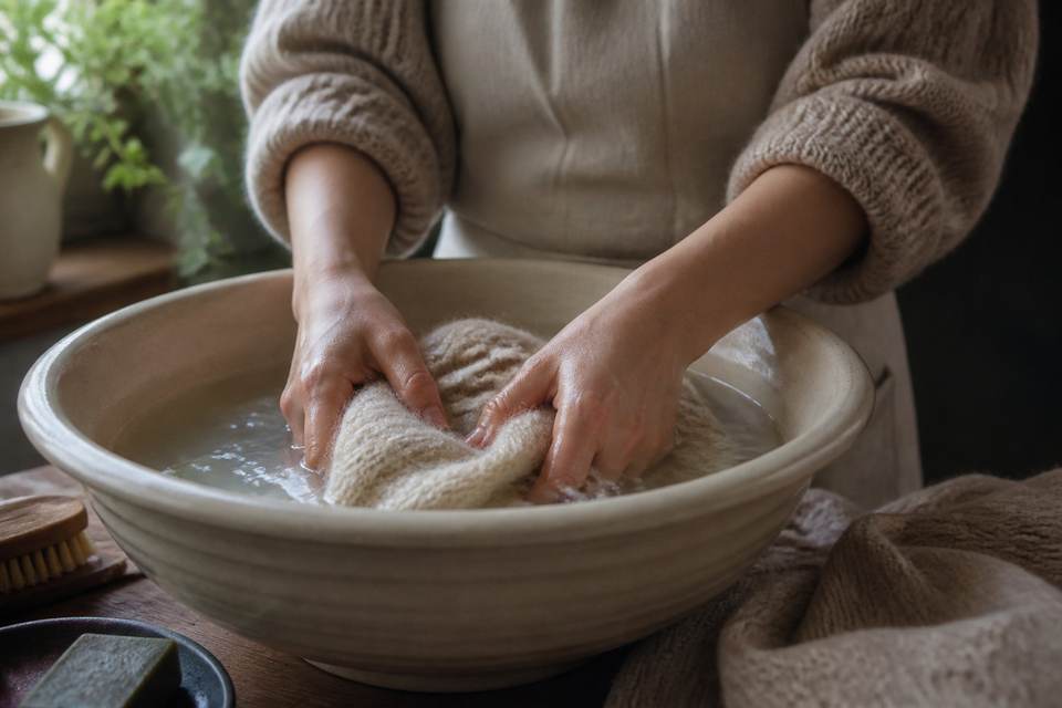 Lavage à la main : le geste ancestral.