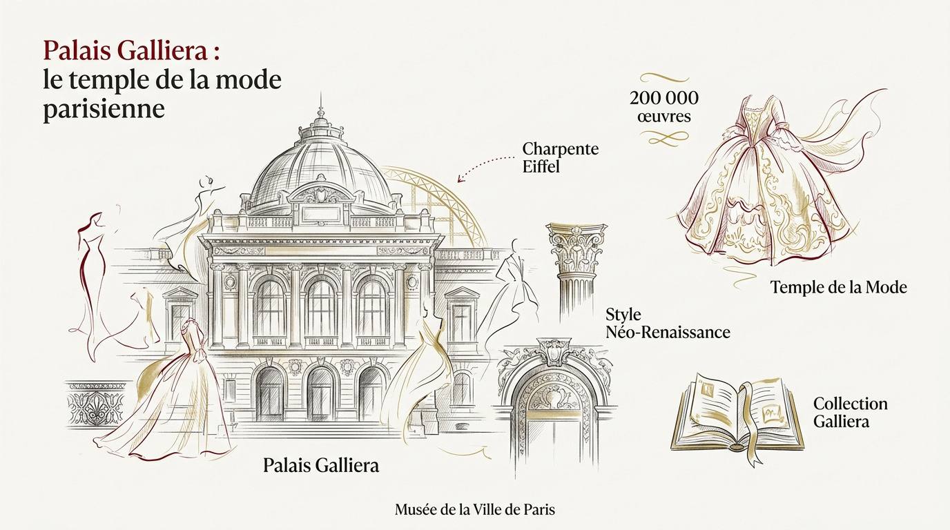 Façade néo-Renaissance du Palais Galliera à Paris