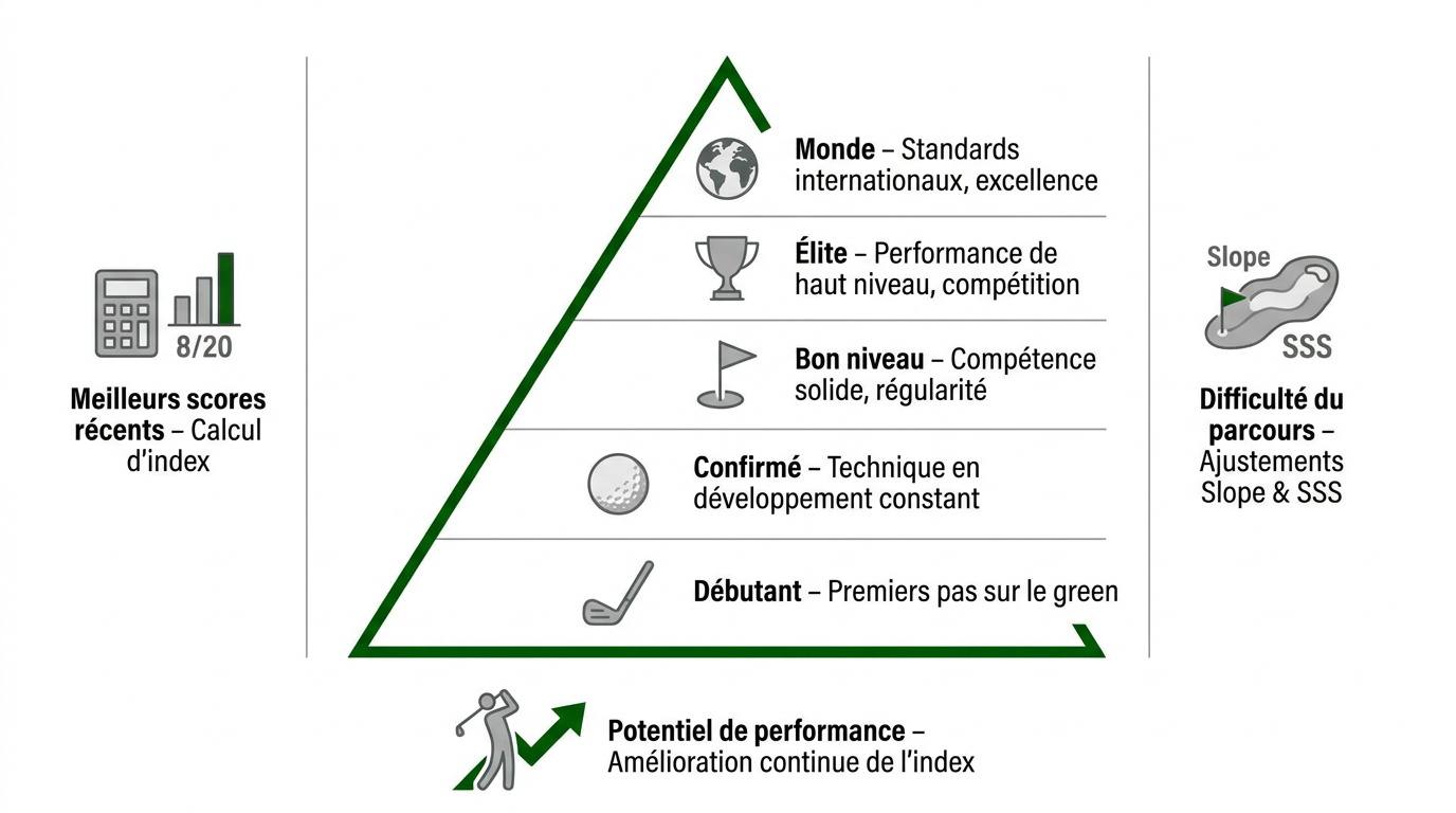 Analyse des catégories d'index au golf