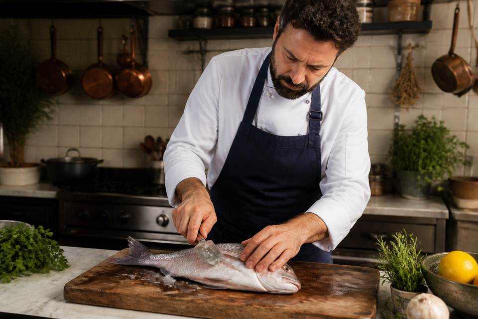 Préparation minutieuse des filets avant cuisson