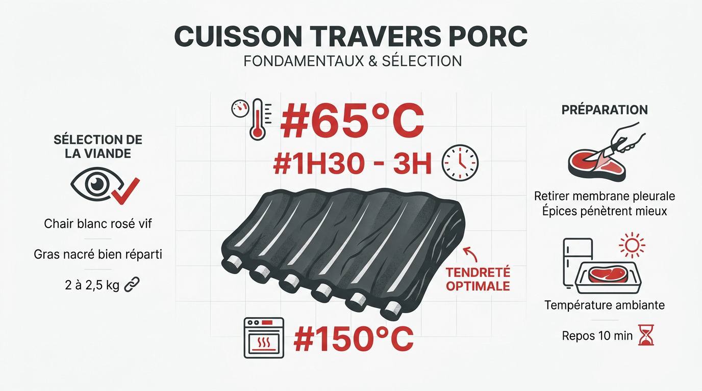 Sélection et préparation technique des travers de porc