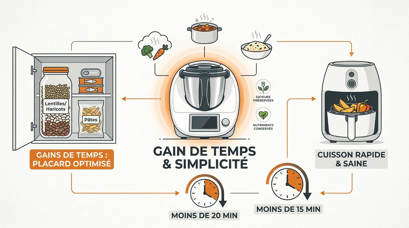 Infographie cuisine rapide
