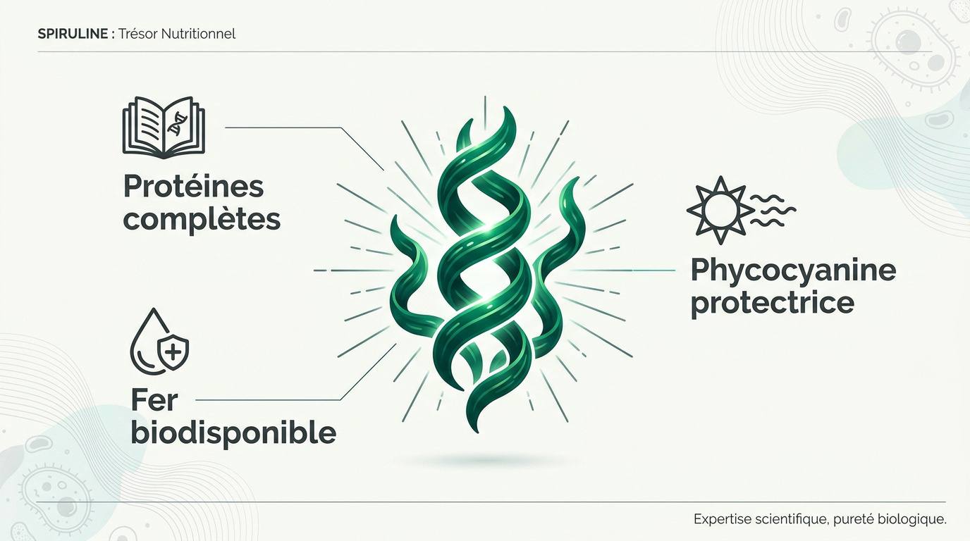 Spiruline en poudre et comprimés, un trésor de nutrition naturelle