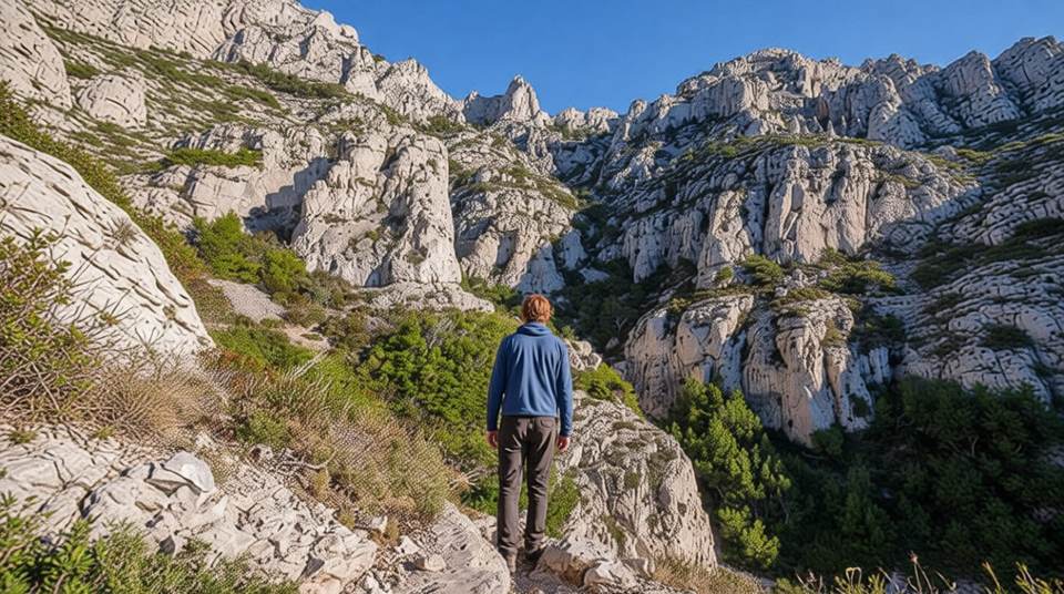 Accès pédestre et défis techniques du terrain