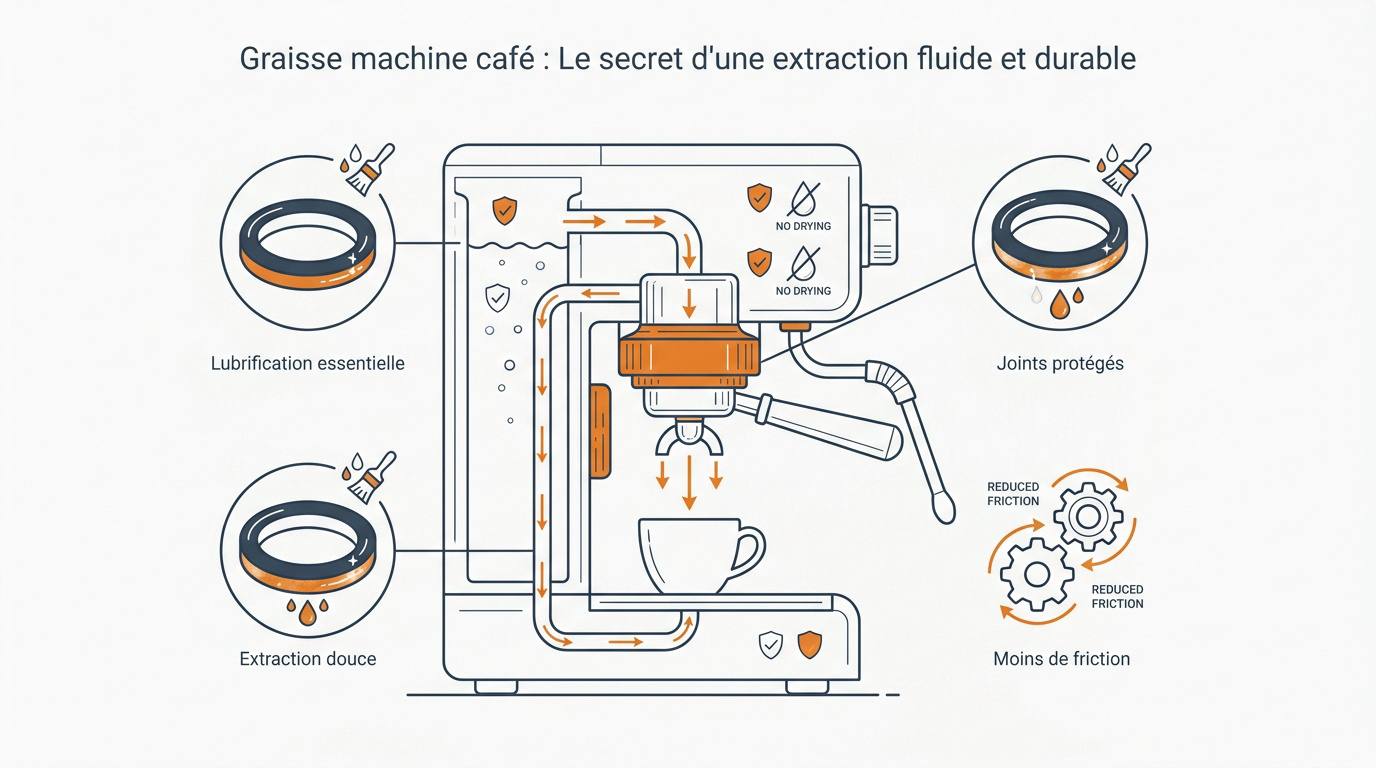 Application de graisse alimentaire
